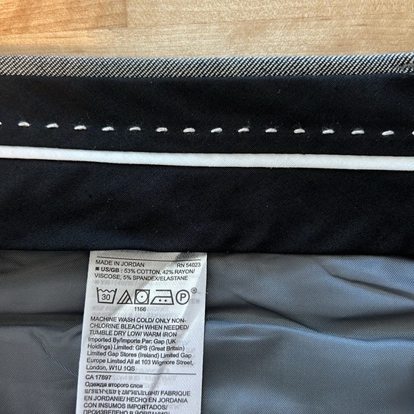 Banana Republic Sloan High-Rise Stretch Twill Woven Career Dress Pant Trouser, 1 - Picture 8 of 8